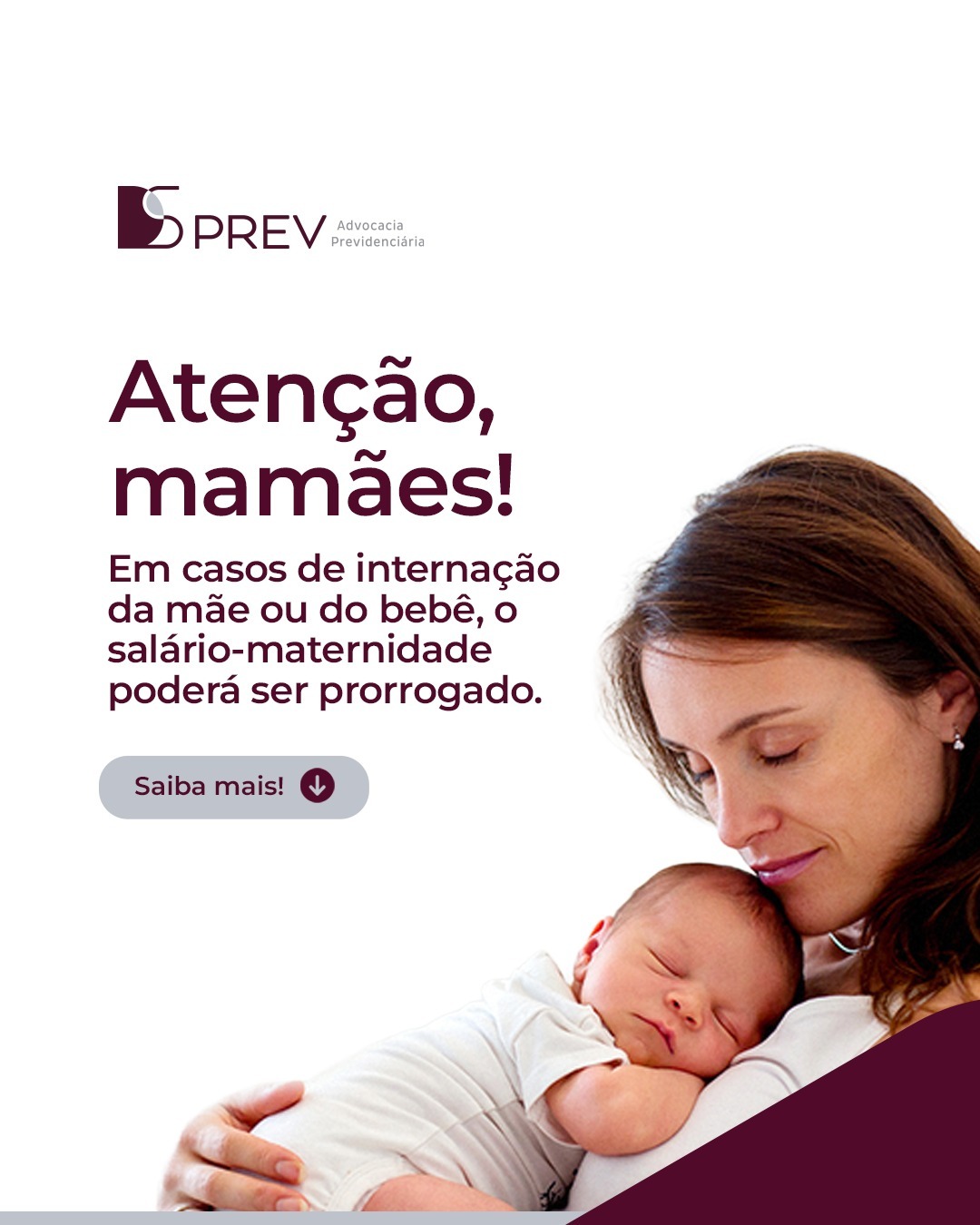 Salário-Maternidade: Agora você pode ter mais tempo com seu bebê em casos de internação!